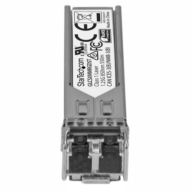 StarTech GLCSXMMRGDST 1GbE Multimode Fiber MMF Optic Transceiver
